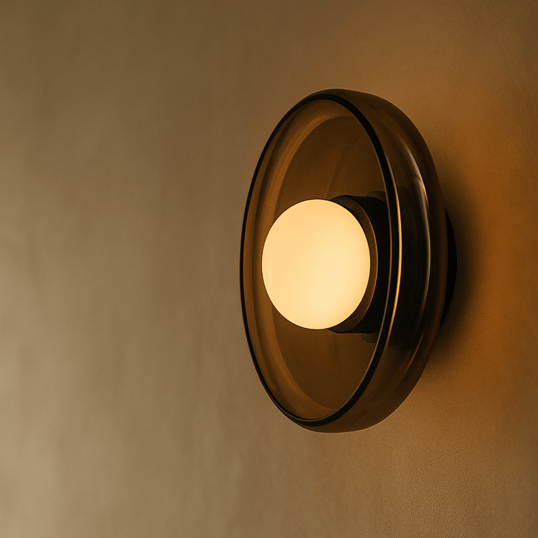 Lumière Royale French glass wall sconce elegant LED bedroom bar cafe — olive green white