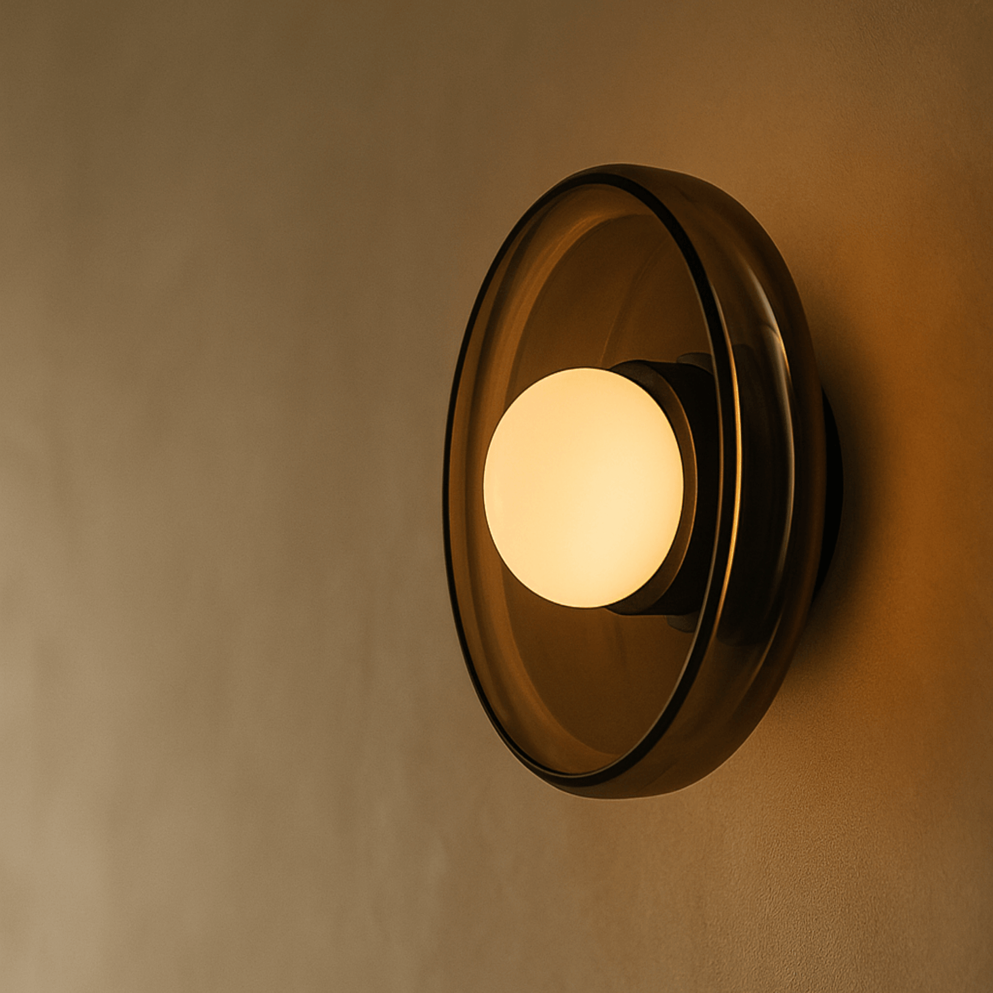 Lumière Royale French glass wall sconce elegant LED bedroom bar cafe — olive green white