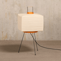 Shōmei Glow handcrafted rice paper LED floor lamp Japandi Wabi-Sabi living room bedroom