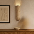 Lunara natural travertine LED wall lamp minimalist sconce bedroom living room