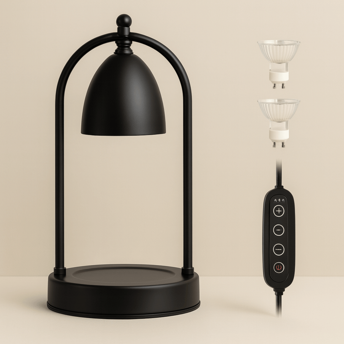GlowHaven candle warmer lamp dimmable wax melt LED table light bedroom decor