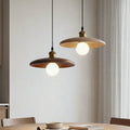Flying saucer wood pendant light real wood veneer dining room living room kitchen island