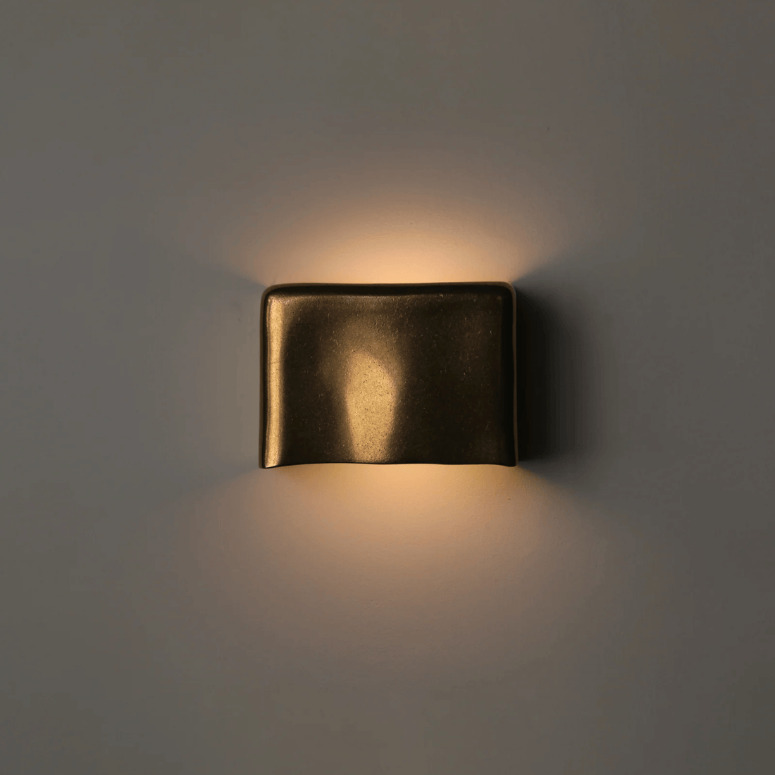 Vanta curve wall light minimalist LED gold indoor outdoor bedroom patio