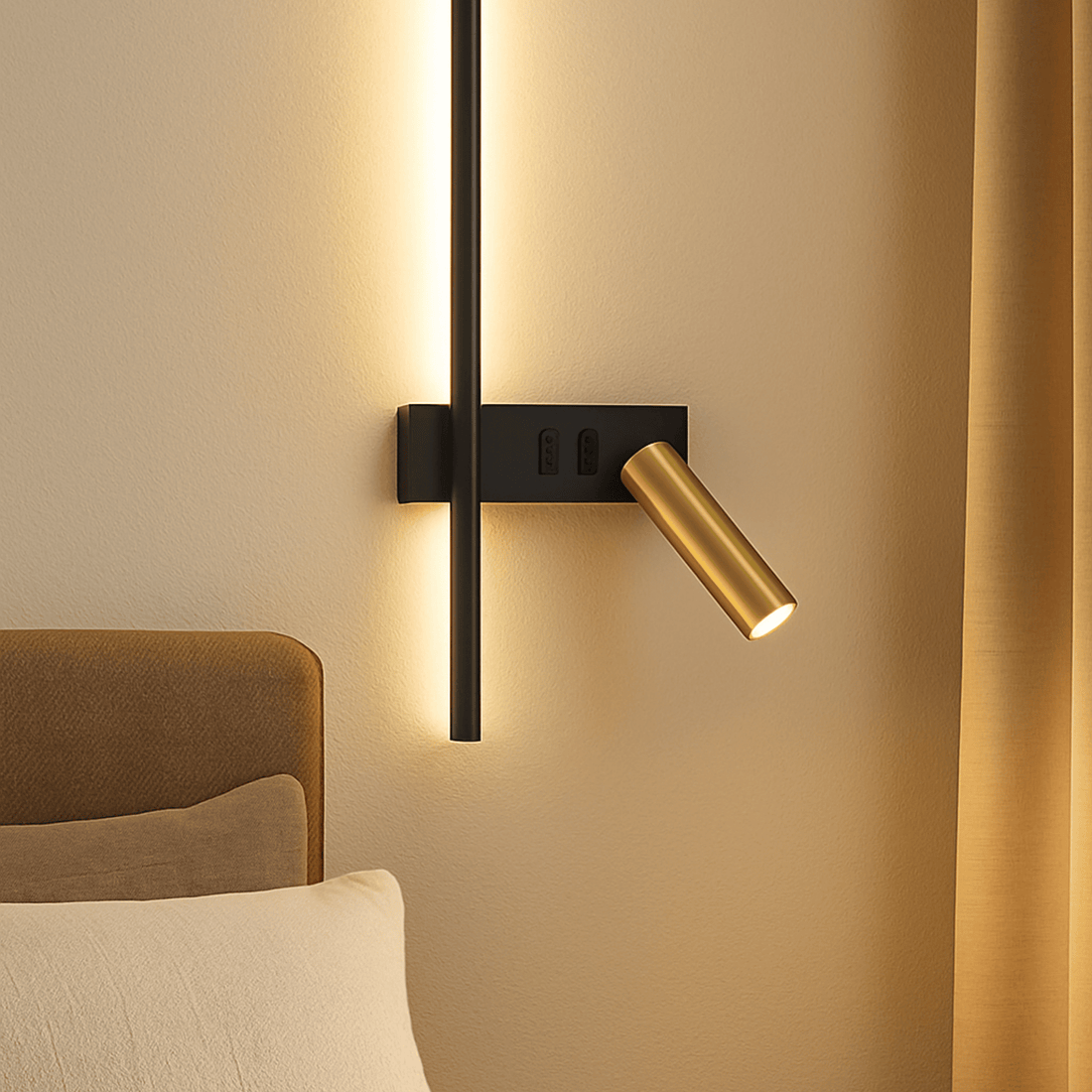 OsloGlow wall light modern LED bedroom living room warm ambient sconce