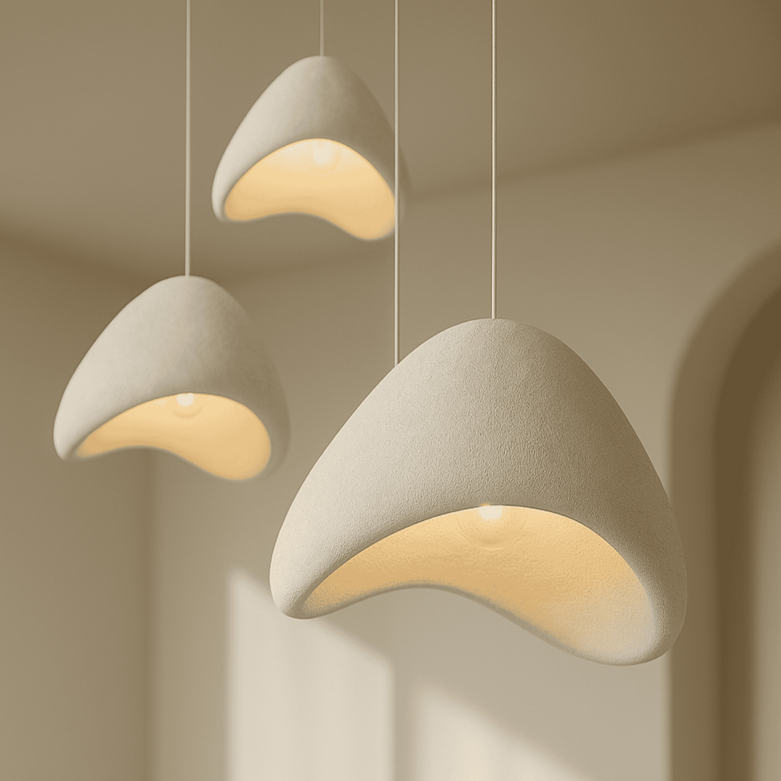 Santorini serenity chandelier pendant light modern dining room living room
