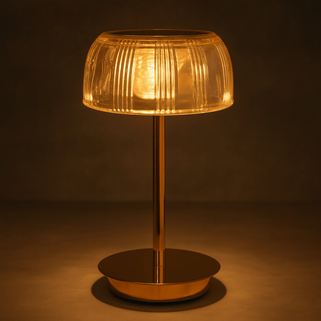 Jellyfish LED table lamp rechargeable touch control bedside dining restaurant