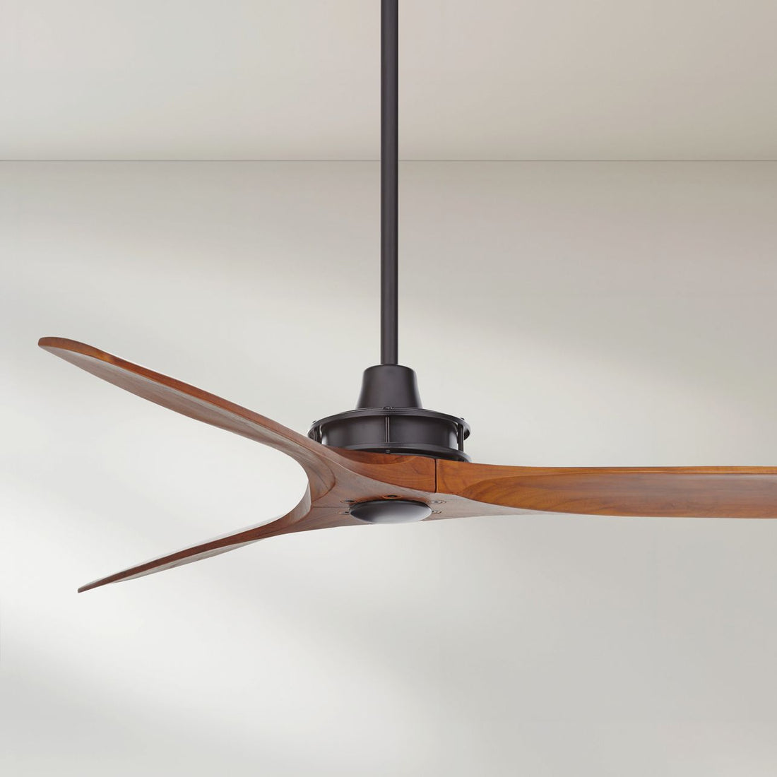 66 inch XL outdoor ceiling fan remote DC motor walnut finish covered patio large living room