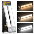 Under cabinet lights 76 LED motion sensor USB rechargeable magnetic dimmable 2-pack 9.5 inch