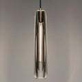 Alleva K9 crystal glass pendant light post-modern bedroom dining room — smoke clear warm cool