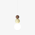 Acrylic three ball pendant lamp modern height adjustable bedroom dining room — 4 colors