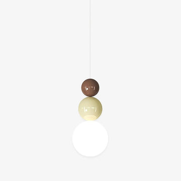 Acrylic three ball pendant lamp modern height adjustable bedroom dining room — 4 colors