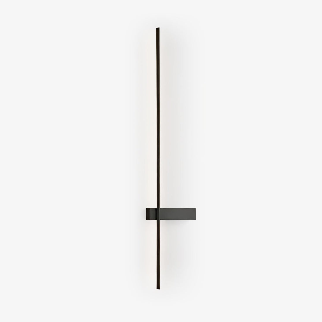 Adeline linear wall sconce dimmable slim bedroom living room hallway — black 23 to 47 inch