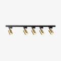 Adjustable spotlight track ceiling light dimmable bedroom kitchen office — white black gold 3 to 5 lamps
