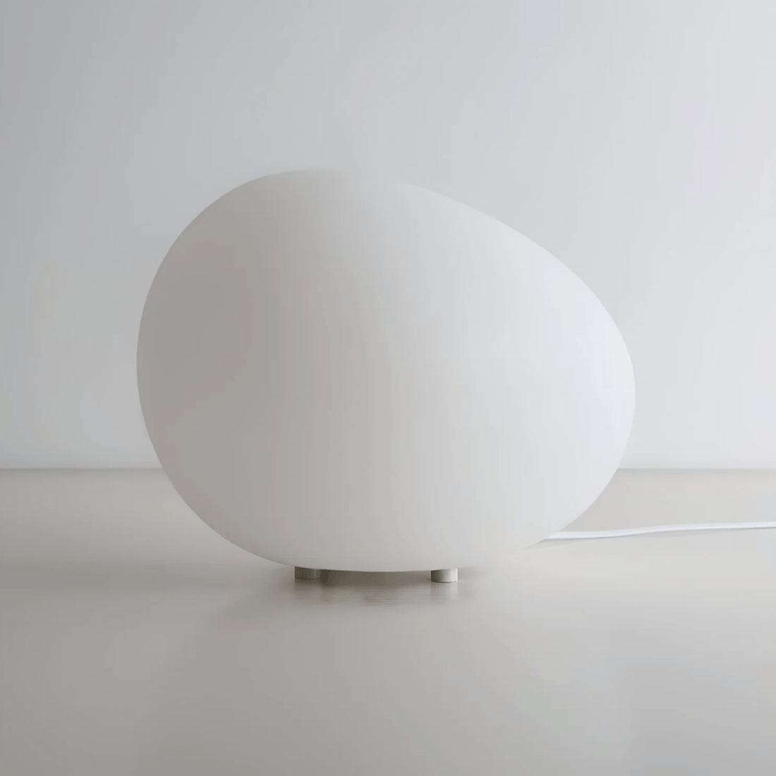 PebbleGlow LED night light minimalist bedside lamp warm white rechargeable