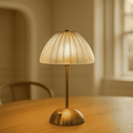 Crystal rechargeable LED table lamp touch control cordless luxury bedside — 4 styles