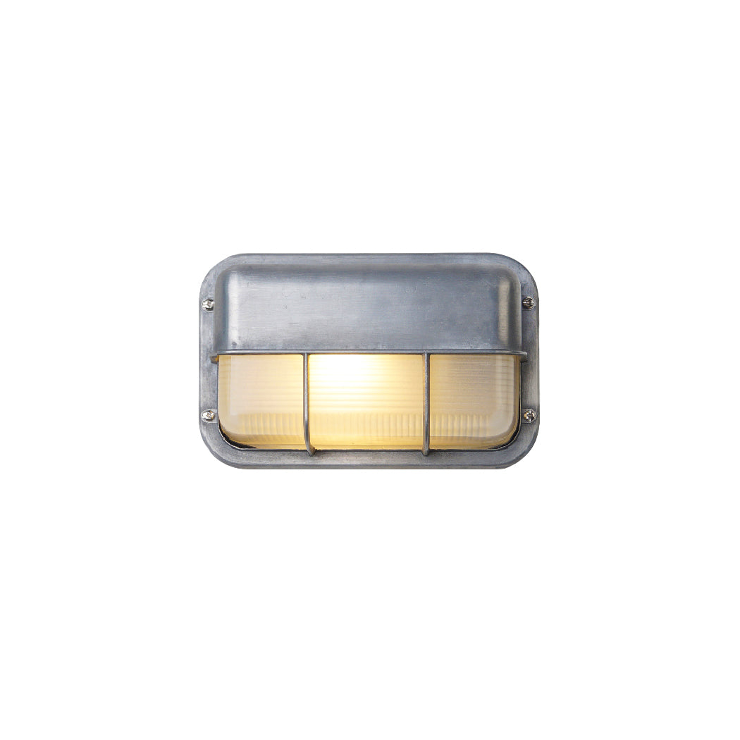 Marine outdoor wall sconce industrial vintage waterproof porch courtyard — silver gold black 4 models