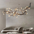 Minas rustic tree branch chandelier dimmable grand dining room living room staircase — 47 to 70 inch