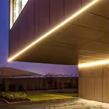 Outdoor waterproof LED strip lights warm white IP68 pergola deck eave — 16ft, 32ft, 50ft and 100ft