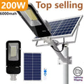 Solar flood light 200W equivalent dual head motion sensor IP66 outdoor — 1, 2 and 3-pack