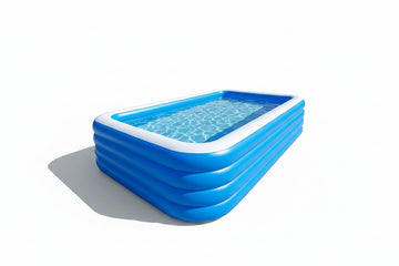 Extra Large Heightened Inflatable Swimming Pool, Foldable Portable PVC Pool for Home