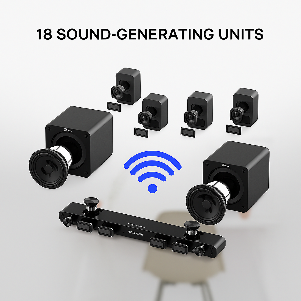 AuroraSound StageBar X7 5.2 Wireless Karaoke Cinema