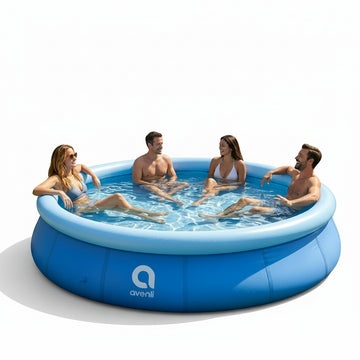 Avenli Thickened Inflatable Swimming Pool, Large Adult Size for Home & Backyard