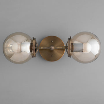 Statement Brass Vanity Light Bar Bold Bathroom Mirror Wall Sconce — 5 Finishes