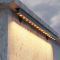 Linear LED wall washer upward outdoor aluminum light hardwired — 18W 24W warm cool white