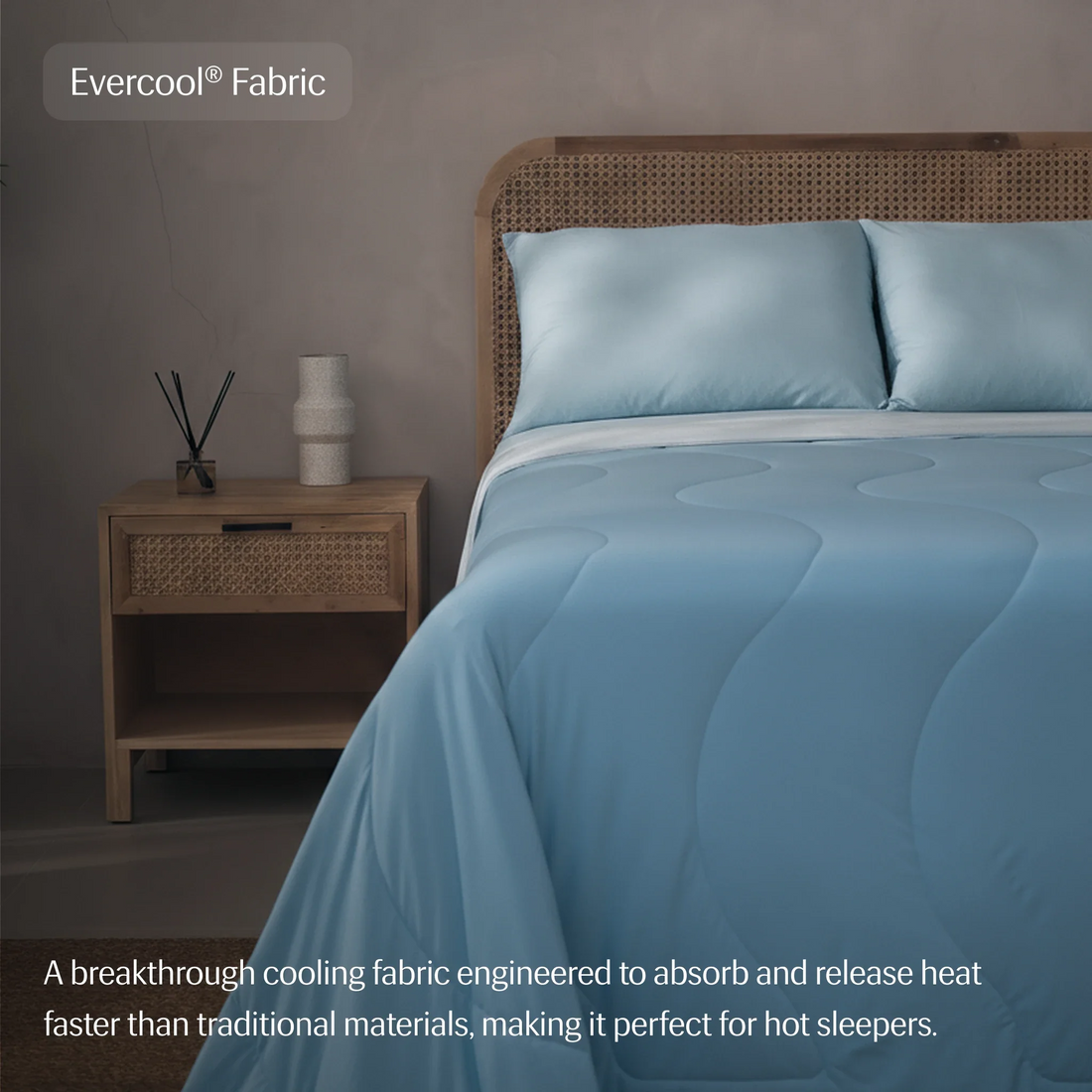 Cooling Comforter for Hot Sleepers — Evercool Award-Winning All-Season Cooling Blanket