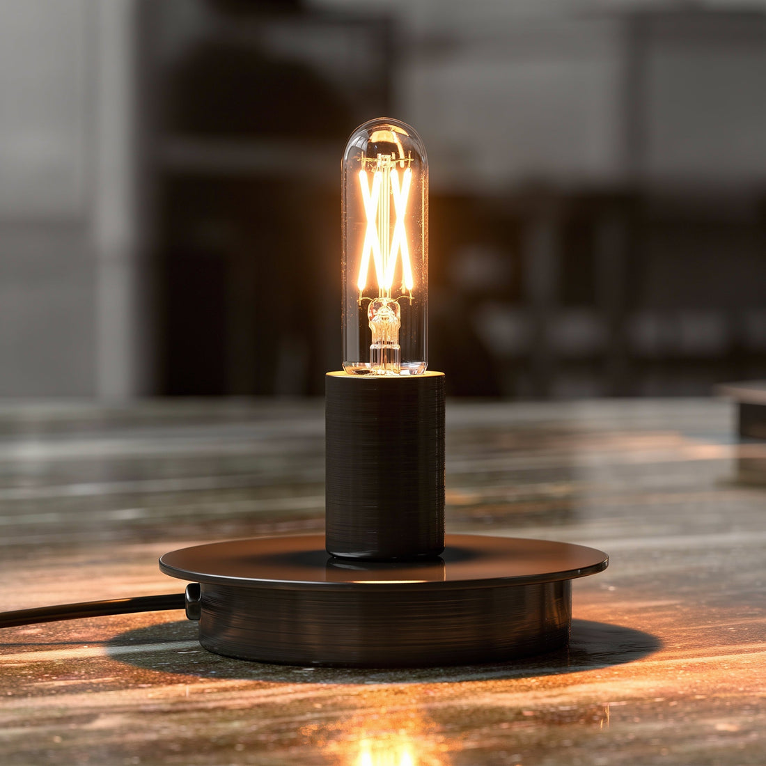 Vintage Edison style LED bulbs E12 candelabra base 2700K warm white 40W equivalent 4-pack