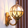 Bird's nest outdoor wall light lantern vintage black bronze waterproof — 8 to 12 inch sets